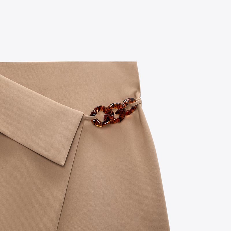 criss-cross miniskirt