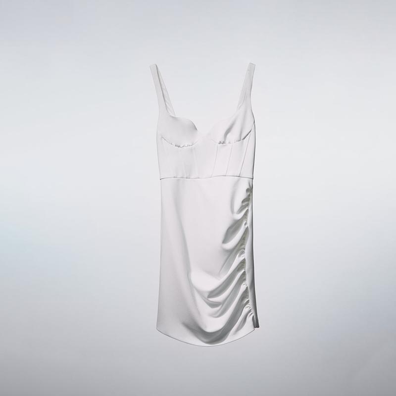 ruched stretch dress