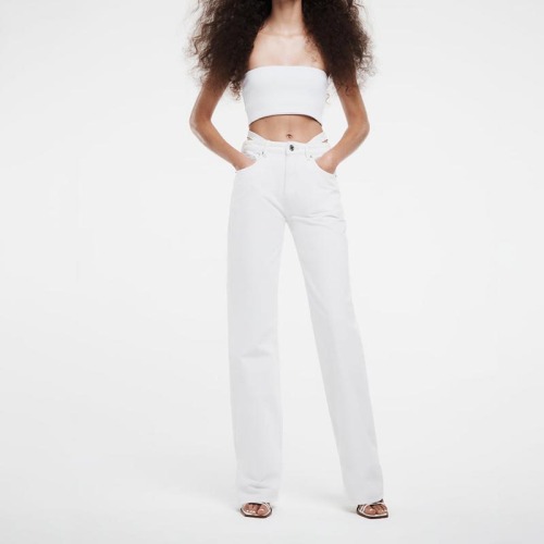 low rise loose jeans