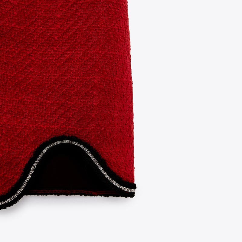 TEXTURED CUT-OUT DRESS