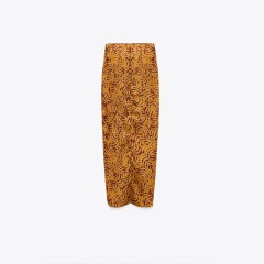 printed sarong dress