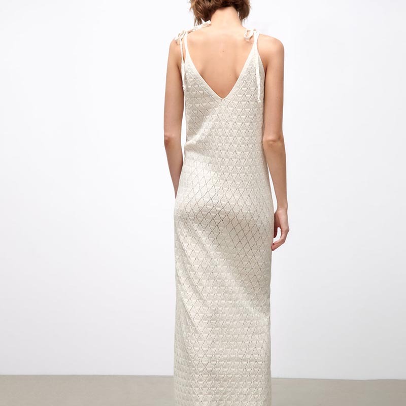 cutout knit dress