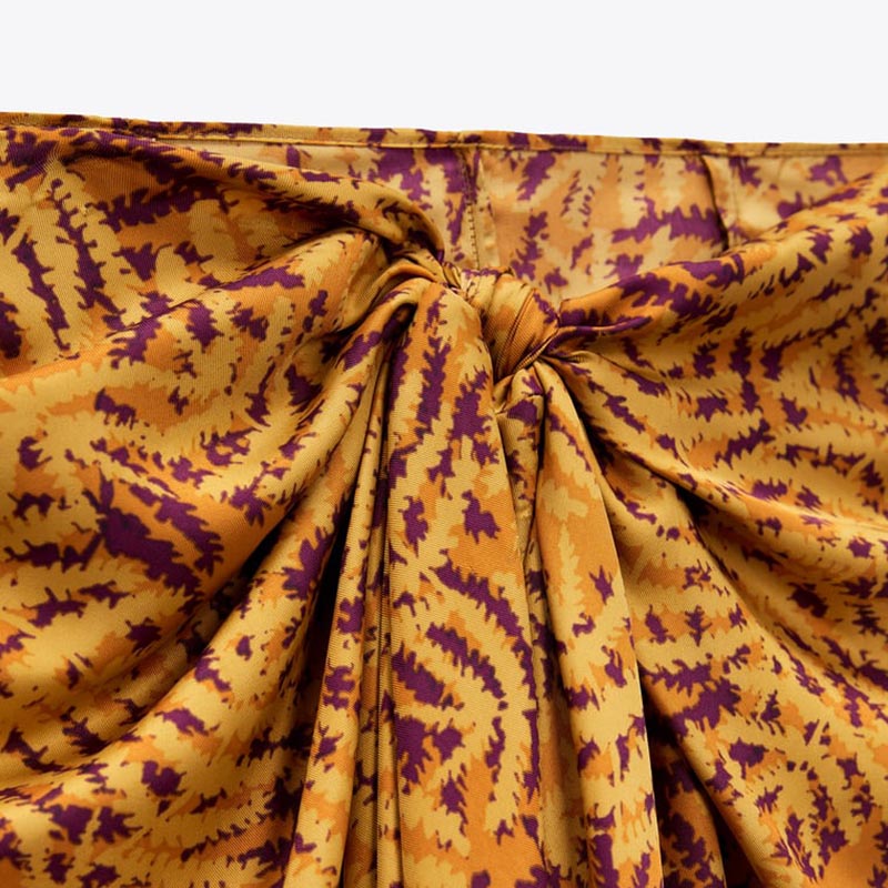 printed sarong dress