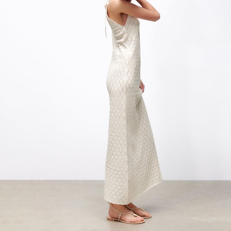 cutout knit dress