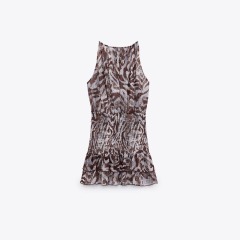 printed short dress