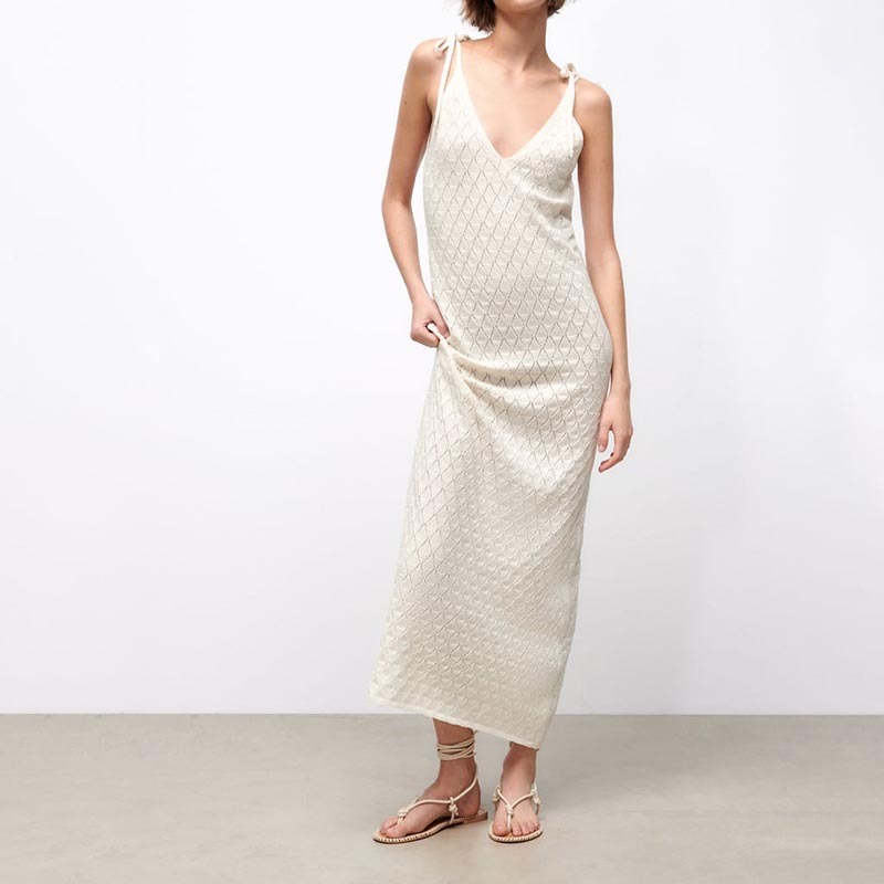 cutout knit dress