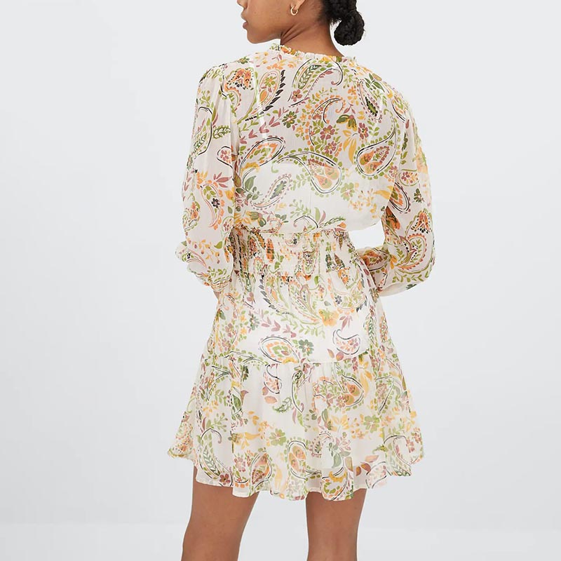 boho chiffon dress