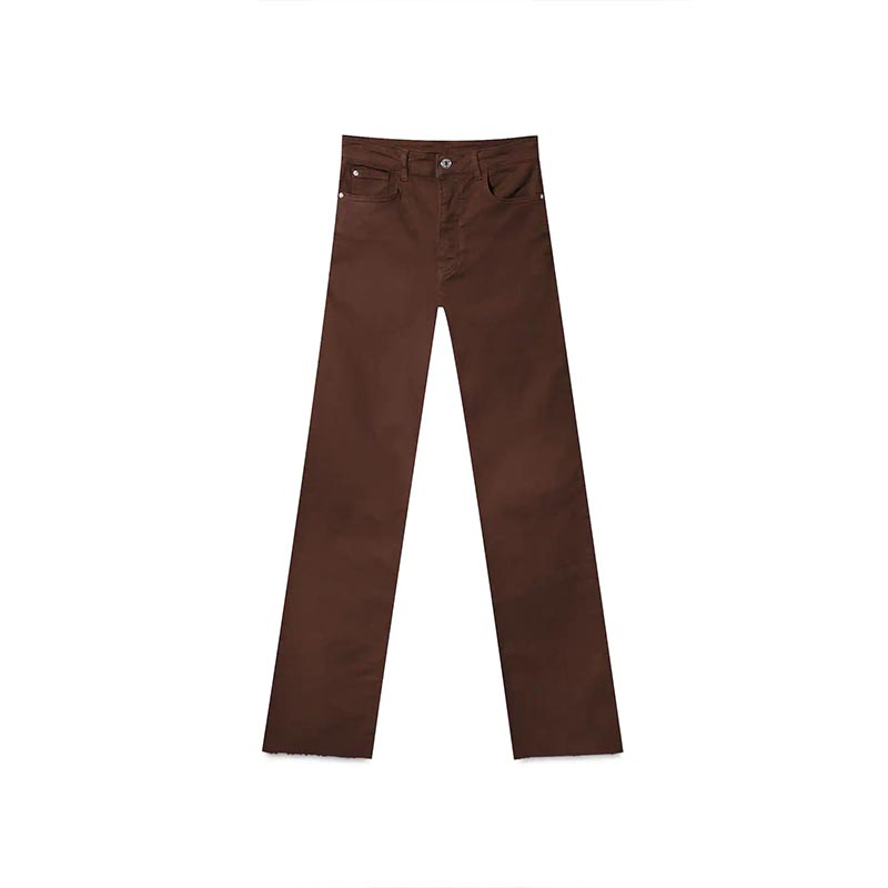 Slim Fit Slit Flare Jeans