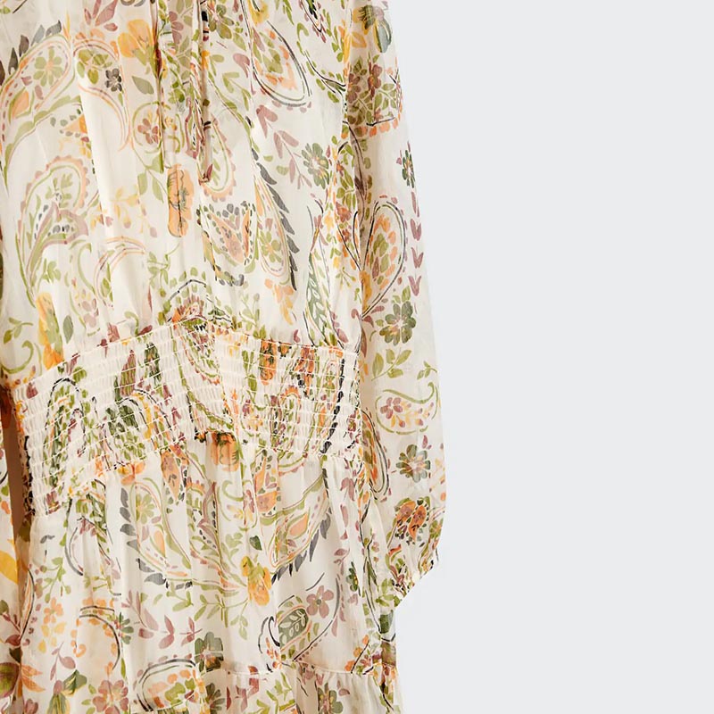 boho chiffon dress