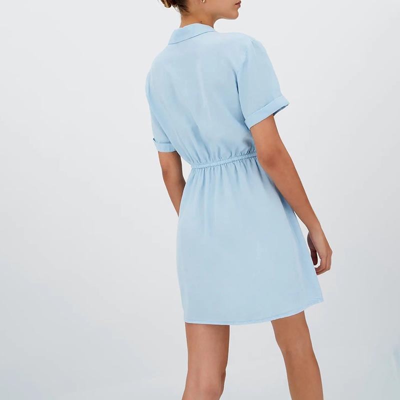 short sleeve shirt dress