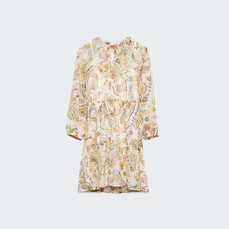 boho chiffon dress