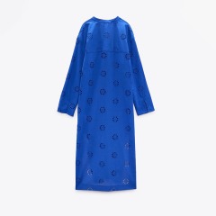 embroidered kaftan dress