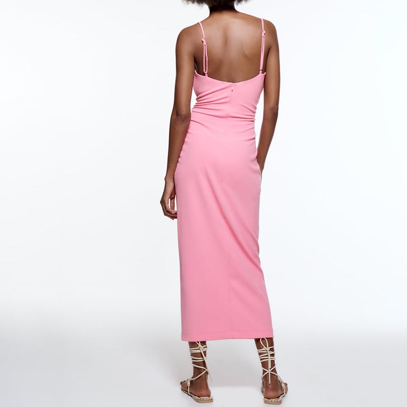 Ruched Midi Dress