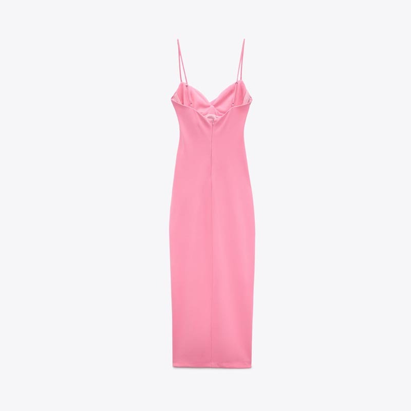 Ruched Midi Dress