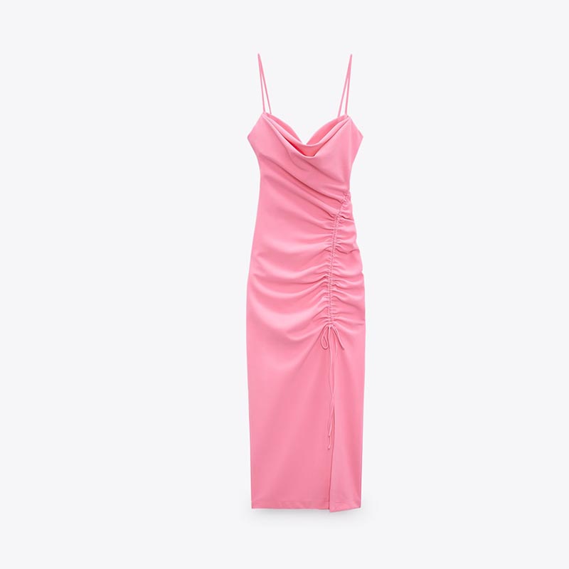 Ruched Midi Dress