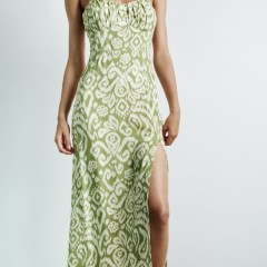 Printed Corsetry-inspired Dress