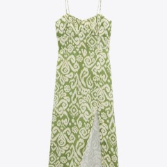 Printed Corsetry-inspired Dress