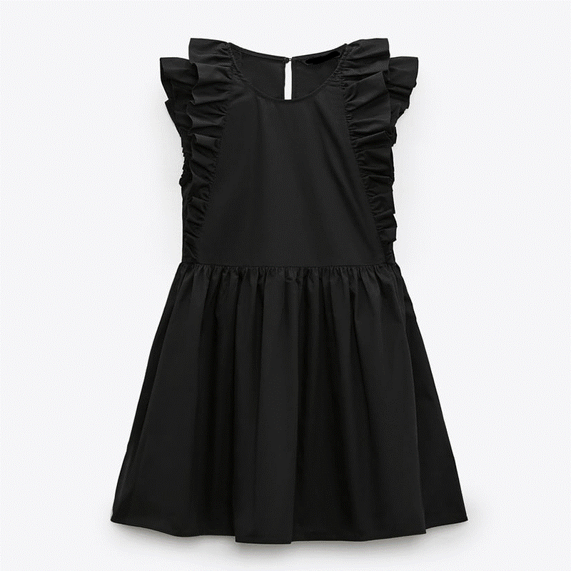 Short Ruffled Dress