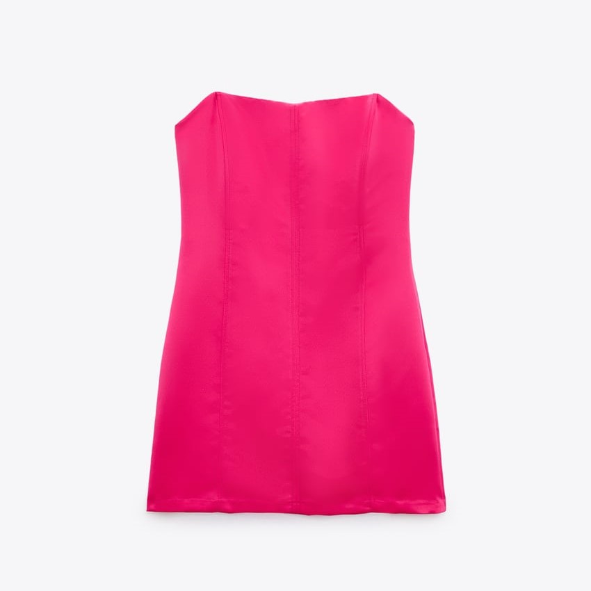 Satin Mini Dress