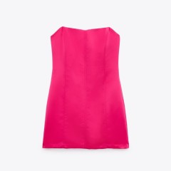 Satin Mini Dress