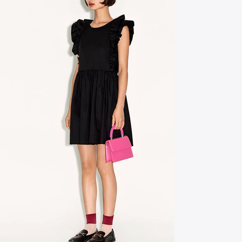 Short Ruffled Dress