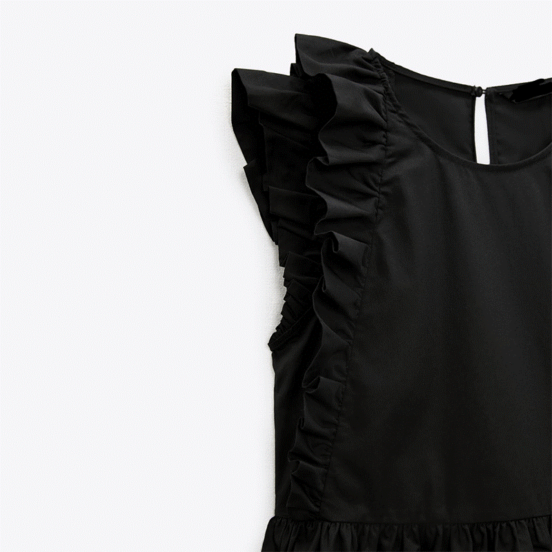 Short Ruffled Dress