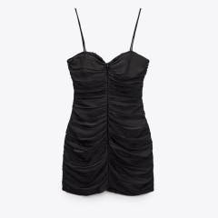 Mini Dress With Draped Detail