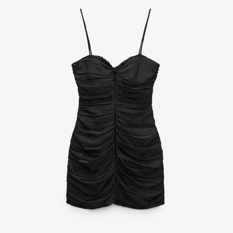 Mini Dress With Draped Detail