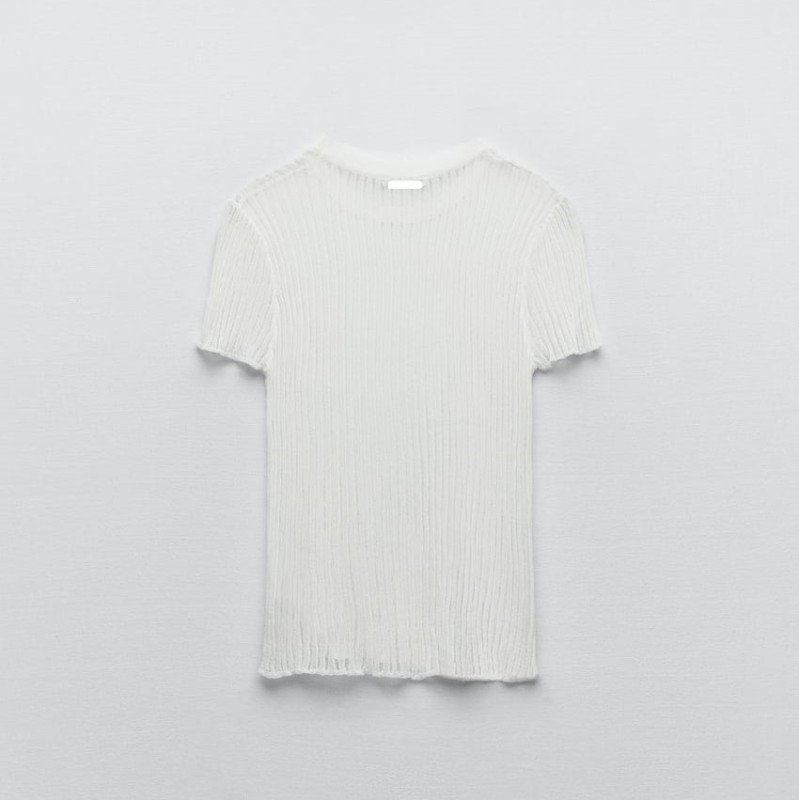 Short Sleeve Ribbed Top