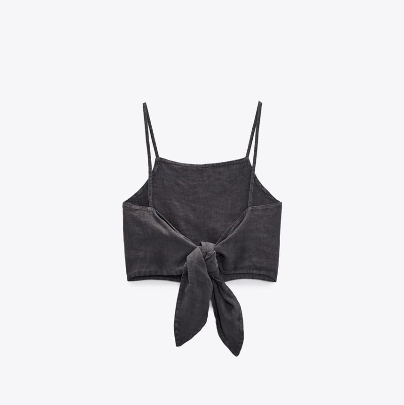Short Linen Top