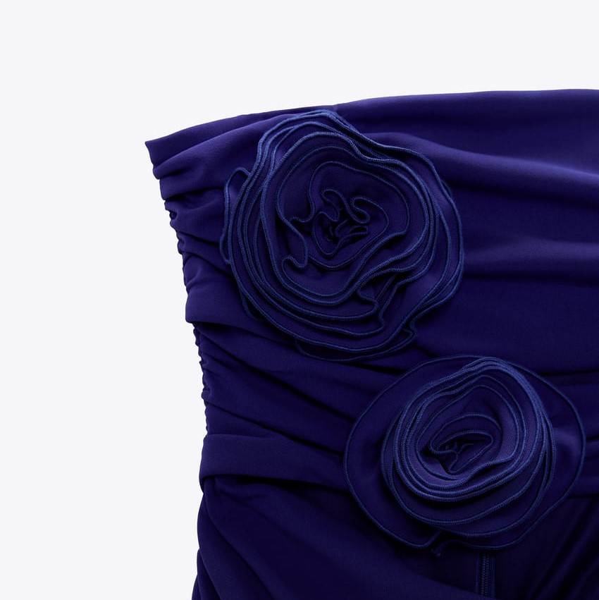Floral Detail Cut-out Dress