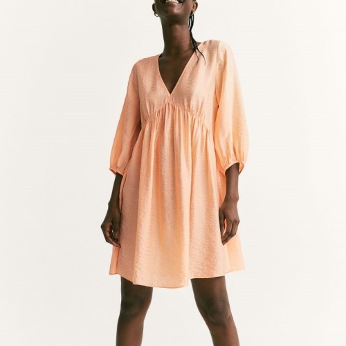 V neck dress