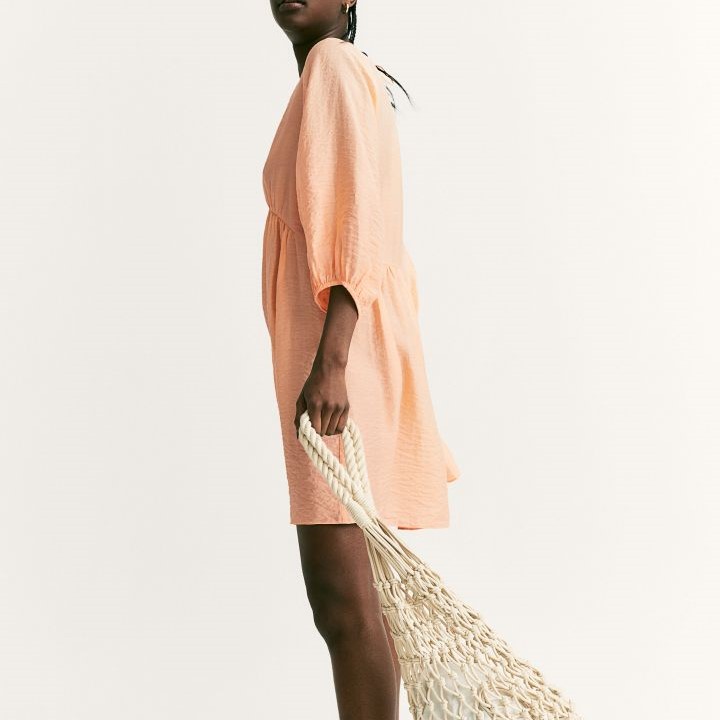 V neck dress