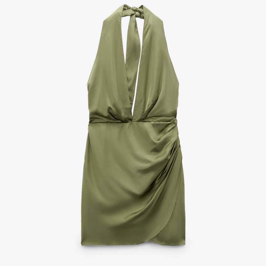 Satin Mini Dress