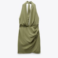 Satin Mini Dress