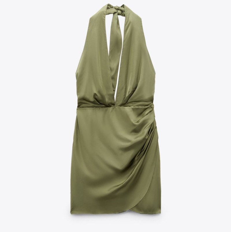 Satin Mini Dress