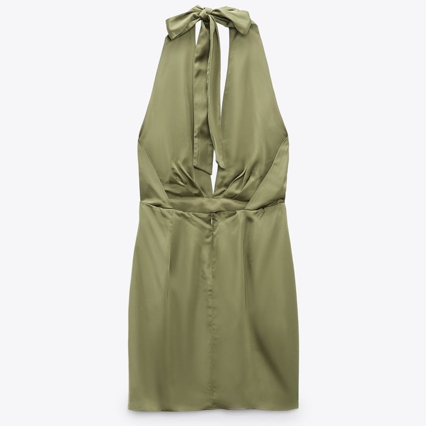 Satin Mini Dress