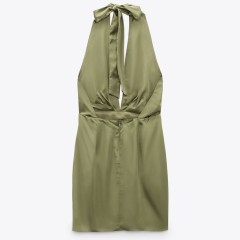 Satin Mini Dress