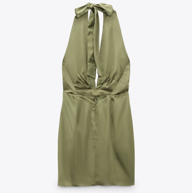 Satin Mini Dress