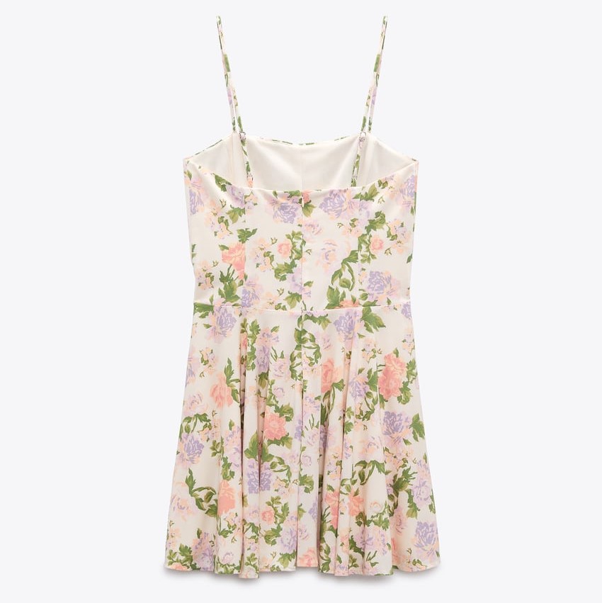 Floral Corsetry-Inspired Dress