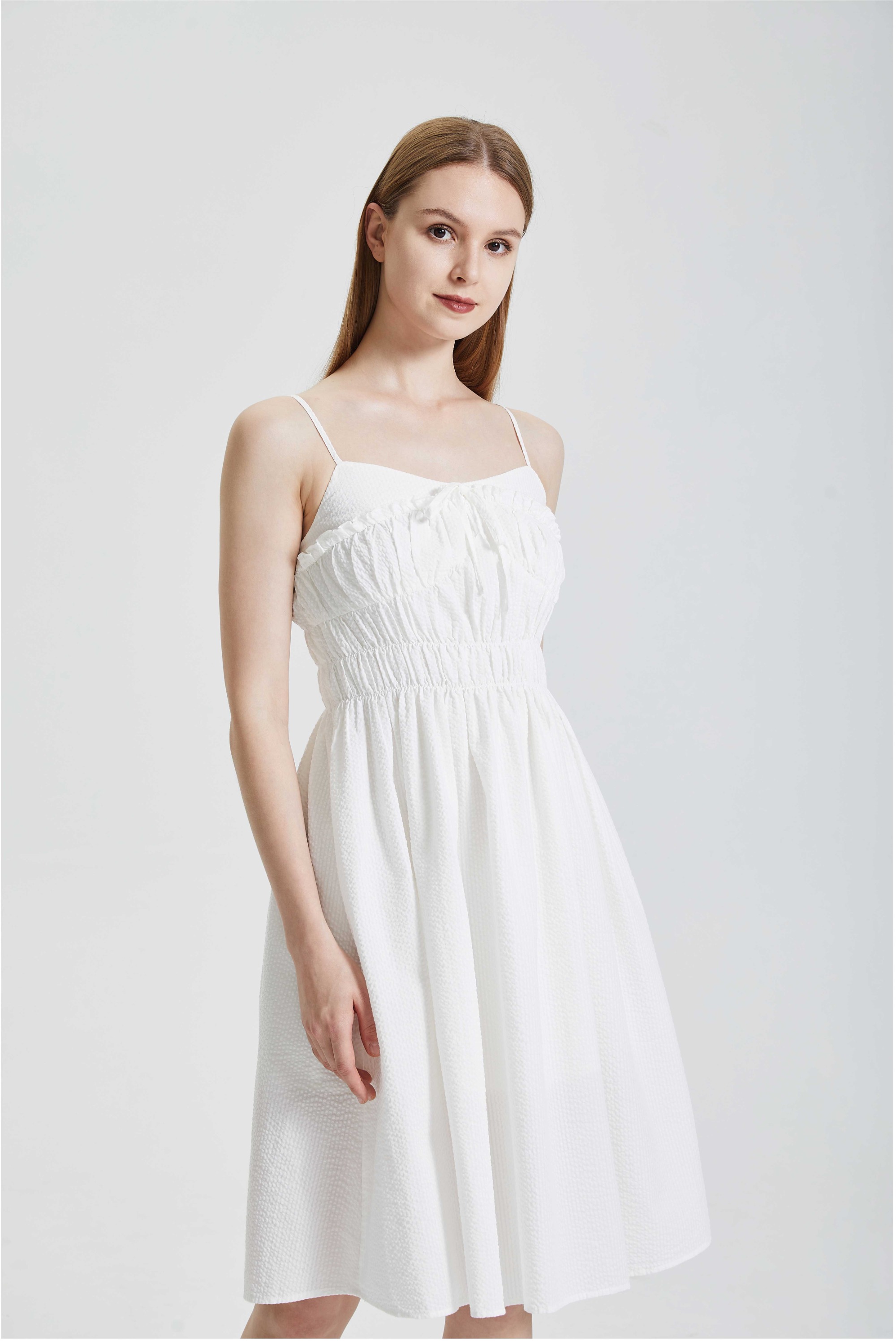 Gentle Holiday Style Strap Dress