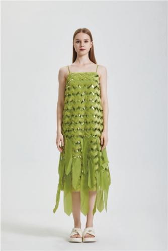 Tassel strap dress