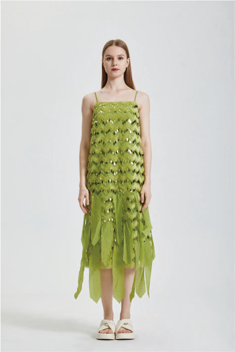 Tassel strap dress