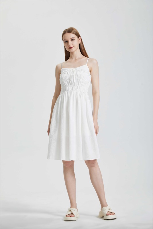 Gentle Holiday Style Strap Dress