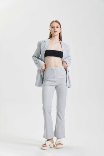 Suit, coat, underwear, straight leg pants set