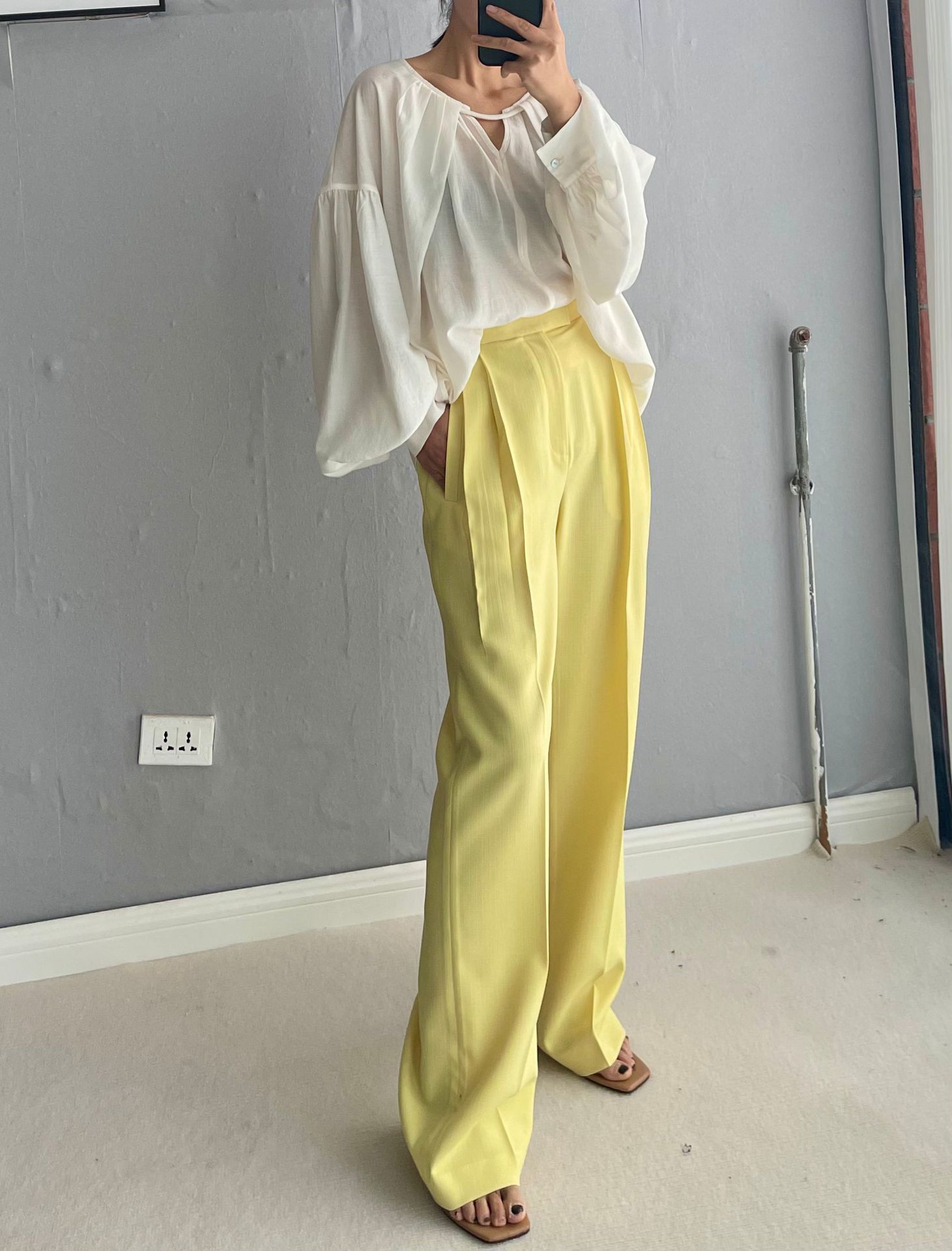 Casual Floor Mop Suit Pants