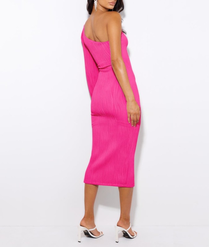 Lantern Sleeve Hollowed Out Evening Dress
