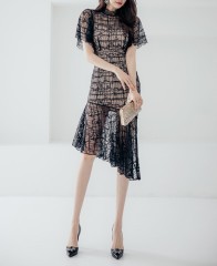 Lace Ruffle Dress