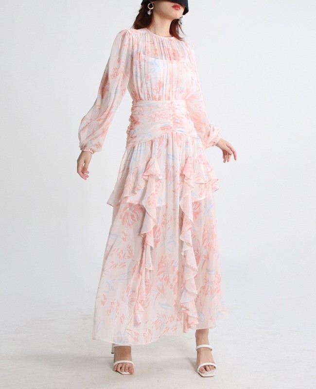High Waisted Ear Fringed Dress