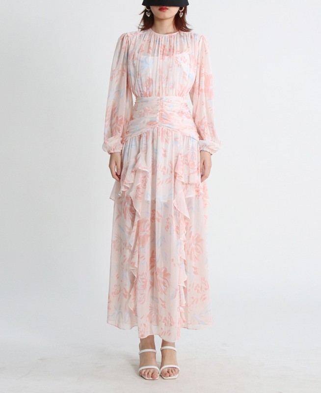High Waisted Ear Fringed Dress